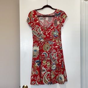 Scoop Neck Skater Dress